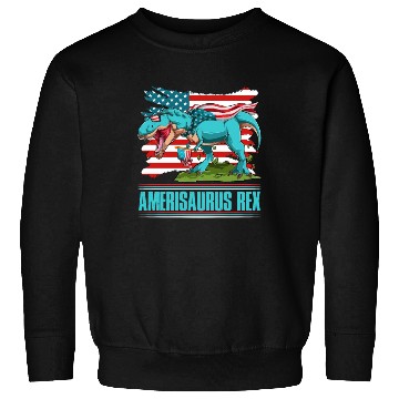 Discover Amerisaurus Rex Independence Day USA Party Sweatshirts