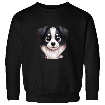 Discover Intelligent Border Collie Portrait Sweatshirts