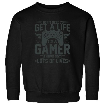 Discover Gamer Gaming Gamble Computer Game Controller Sweatshirts