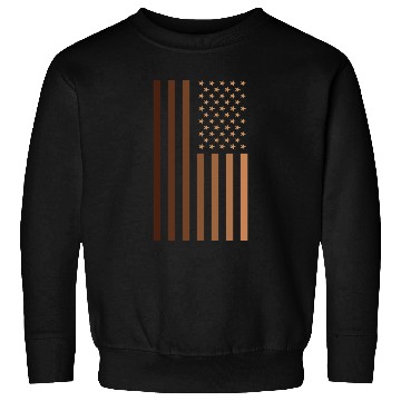 Discover Melanin Usa Flag Sweatshirts