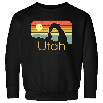 Discover Vintage sunset Utah design Sweatshirts