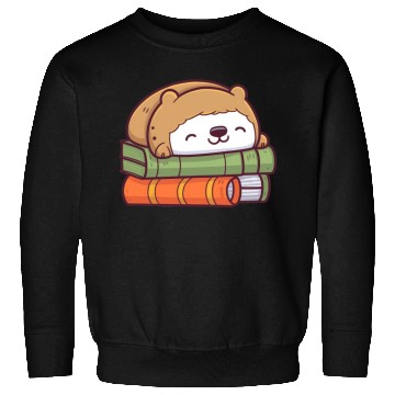 Discover Sloth Sleeping On Books Sweatshirts