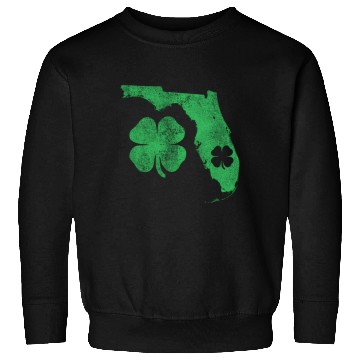 Discover St Patrick's Day Fl Florida Shamrock Green Irish P Sweatshirts