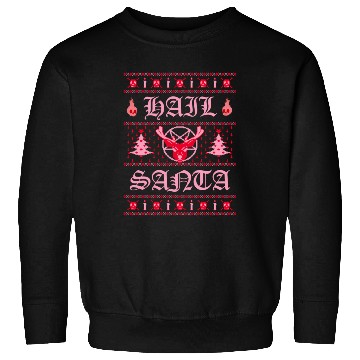 Discover Hail Santa Ugly Pentagram Pastel Goth Sweatshirts