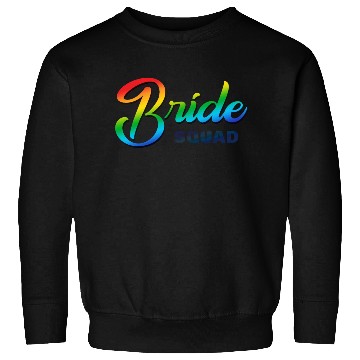 Discover Bride Squad Rainbow Sweatshirts