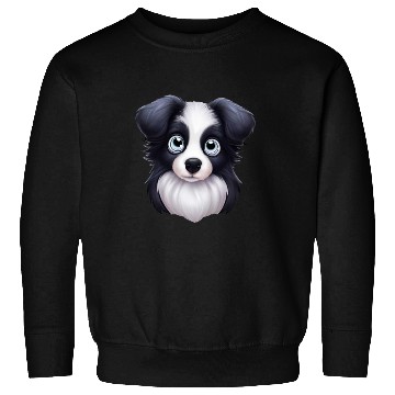 Discover Artistic Border Collie Portrait Sweatshirts