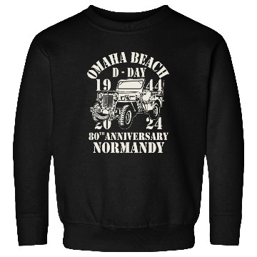 Discover Omaha Beach 1944 D Day 2024 80th Anniversary Sweatshirts