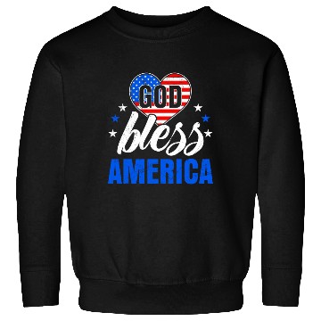 Discover God Bless America Independence Day Party USA Sweatshirts