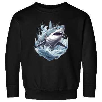 Discover Captivating Shark Depiction Sweatshirts