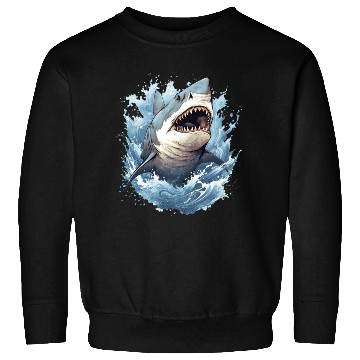 Discover Captivating Shark Depiction Sweatshirts