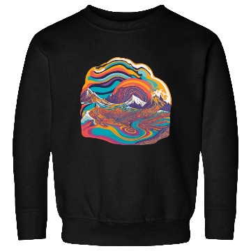 Discover A psychedelic landscape. Sweatshirts