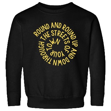 Discover Streets Of Your Town mustard vintage nature Sweatshirts