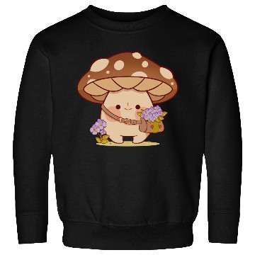Discover Flower Picking Mushroom Sweatshirts