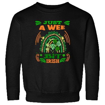 Discover Just A Wee Bit Irish Rainbow Lover Idea Rainbow Sweatshirts