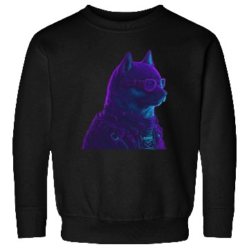 Discover Neon Punk Dogedroid Sweatshirts