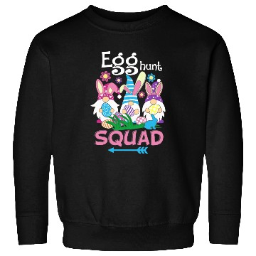 Discover Egg Hunt Squad green Sweatshirts