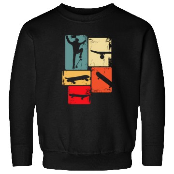 Discover Skater Skateboarder Skateboard For Youth Sweatshirts
