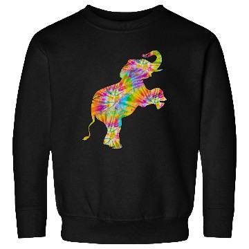 Discover Tie Dye Elephant Lover Sweatshirts