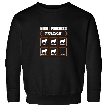 Discover Great Pyrenees Tricks Sweatshirts