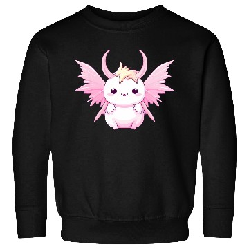Discover Axolotl Angel & Devil - Design with Horns and Wing Sweatshirts