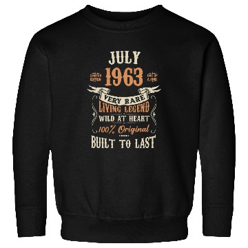 Discover July 1963 Birthday Surprise Sweatshirts
