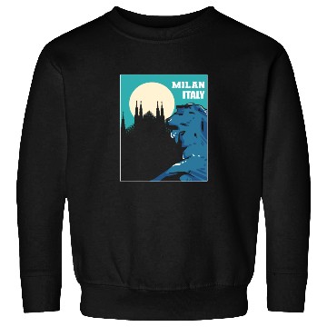 Discover Milan Italy Tourist Gift Sweatshirts