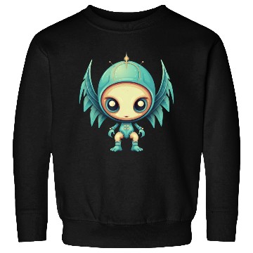 Discover Alien Angel Wings Cyborg - Futuristic Design Sweatshirts
