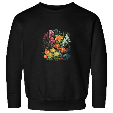 Discover Orchids Flowers Garden Blossom Orchid Lover Sweatshirts