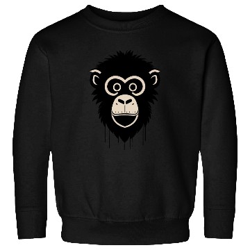 Discover monkey face Sweatshirts