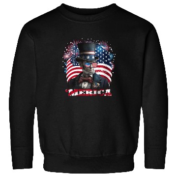 Discover Merica Lincoln Independence Day Party 4th July Sweatshirts