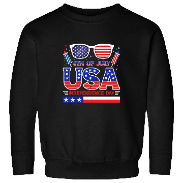 Discover 4th July USA Independence Day All American Pride Sweatshirts
