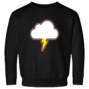Discover Thunder Cloud Lightning Raining Storm Sweatshirts