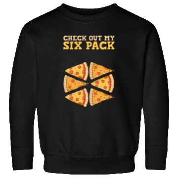 Discover Abs Pizza Chef Gym Six Pack Abs Sweatshirts