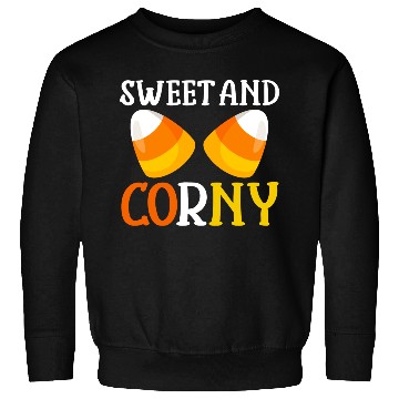 Discover Halloween Design Candy Corn Sweet And Corny Sweatshirts