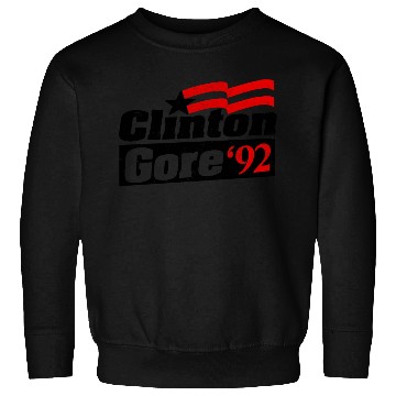 Discover Clinton Gore '92 Bill Clinton President Sweatshirts