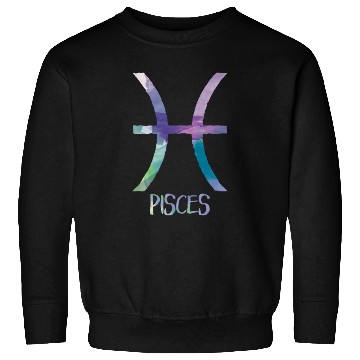 Discover Pisces Zodiac Symbol Astrology Fish Water Sign Sweatshirts