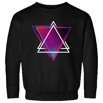 Discover "Triangle Bliss: Geometric Marvel Sweatshirts"