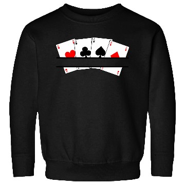 Discover Aces four cards Sweatshirts