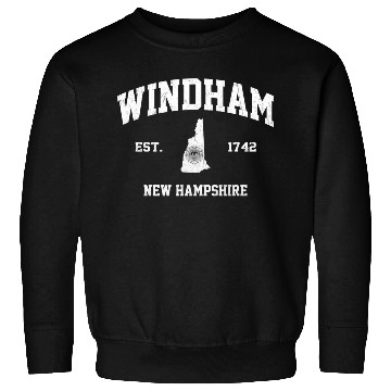 Discover Windham New Hampshire Nh State Athletic Style Sweatshirts