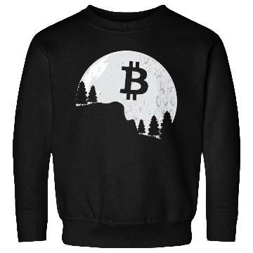 Discover Bitcoin Coin-Crypto In The Moon Sweatshirts
