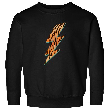 Discover Tiger Stripes Lightning Animal Print Sweatshirts