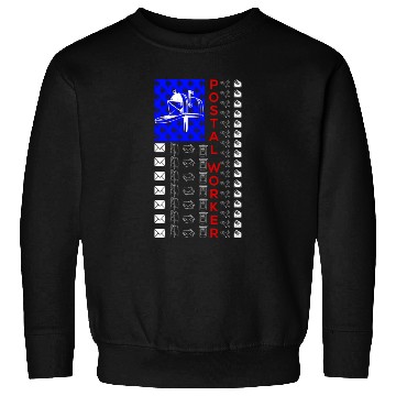 Discover Usa Theme Postal Worker Mail Carrier Sweatshirts