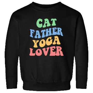 Discover Cat Father Yoga Lover Sweatshirts