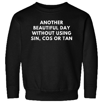 Discover Another Beautiful Day Without Using Sin Cos Or Tan Sweatshirts