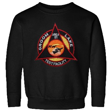 Discover Area 51 Groom Lake Testing Sweatshirts