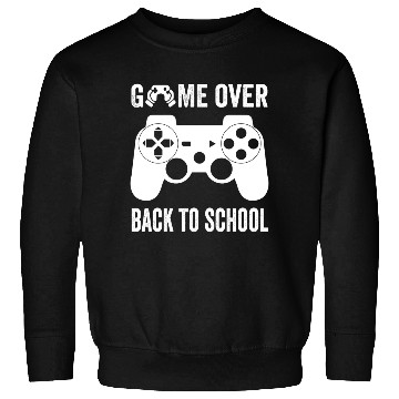 Discover game over back to school Sweatshirts