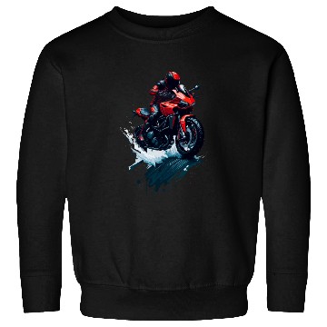 Discover Illustration sport motorcycle Sweatshirts