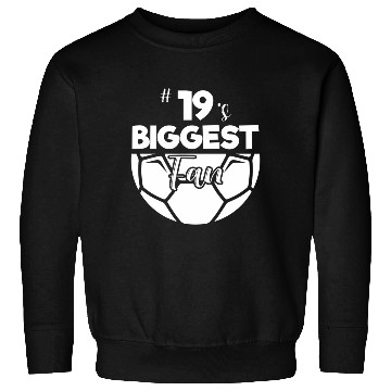 Discover Number 19'S Biggest Fan Player Soccer Mom Dad Chee Sweatshirts