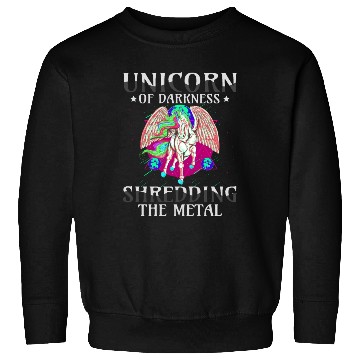 Discover Goth Rock Satan Unicorn Festivals Death Metal Sweatshirts