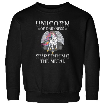 Discover Goth Rock Satan Unicorn Festivals Death Metal Sweatshirts